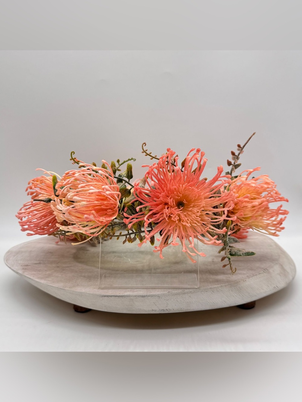 Custom Pink Pincushion Protea Flower Crown Flower Hair Wreath